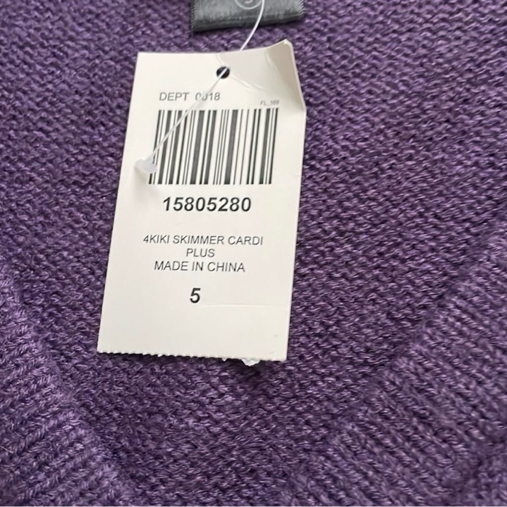 Kiki's Delivery Service Cardigan Sweater Woman Studio Ghibli Purple Knit 5X H2 - Picture 5 of 6